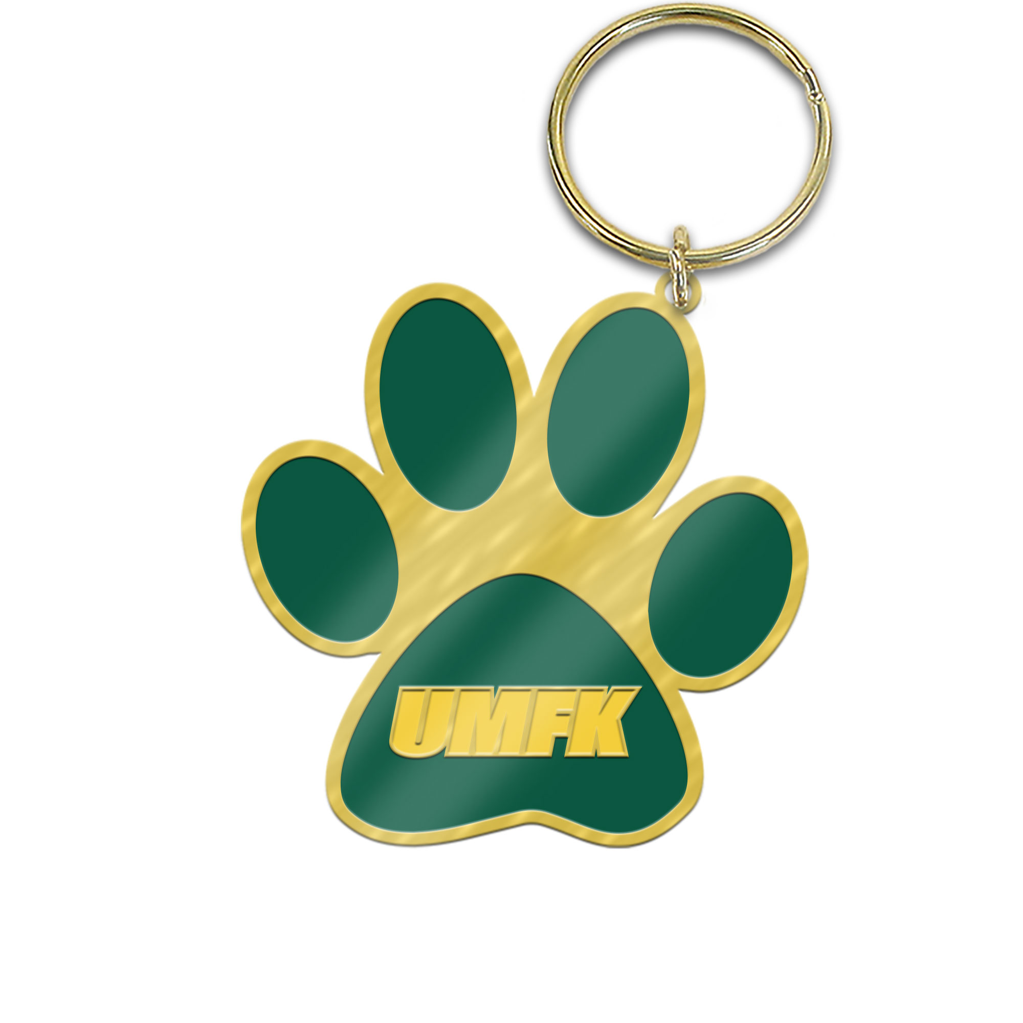 UMFK Brass Key Chain
