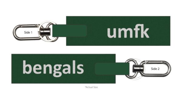 UMFK Bengals Nylon Lily Key Strap
