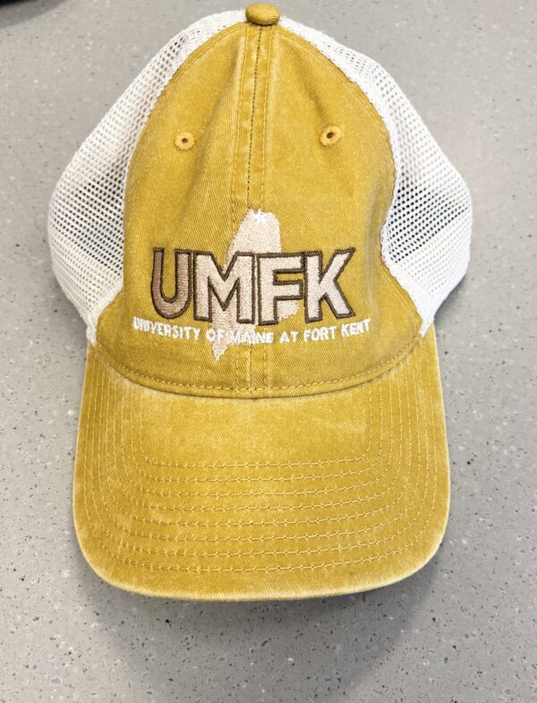 Yellow UMFK Maine Hat