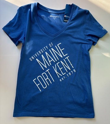 University of Maine at Fort Kent Blue V-Neck