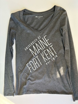 Champion Long Sleeve University of Maine at Fort Kent V-Neck